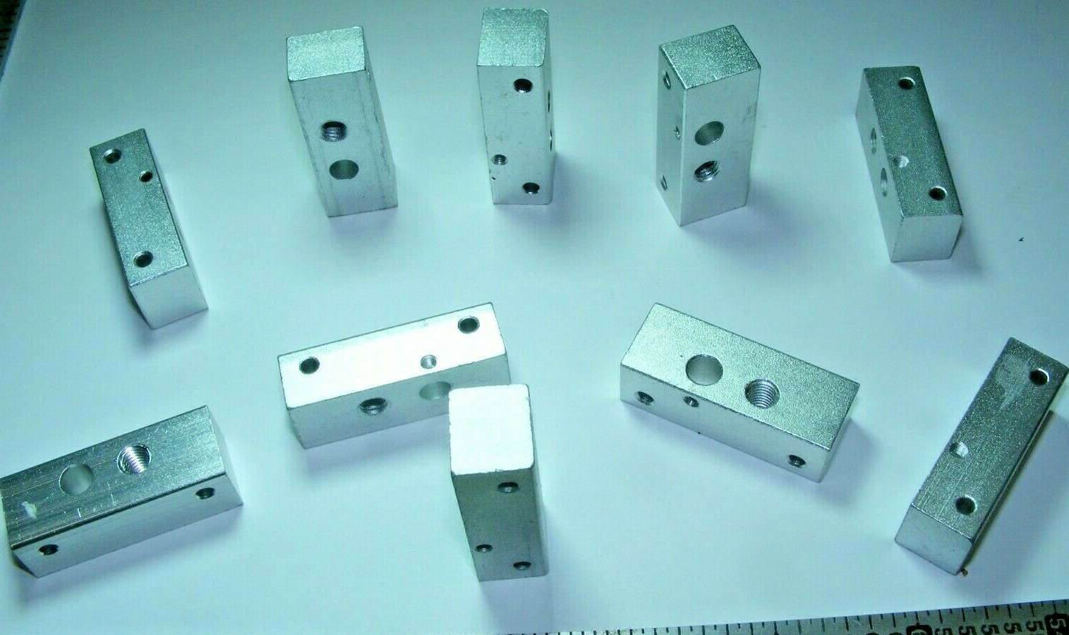 QTY10 HEAT / COLD BLOCK HOT END LONG ALUMINUM EXTRUDER 3D PRINTHEAD (42x16x13mm)