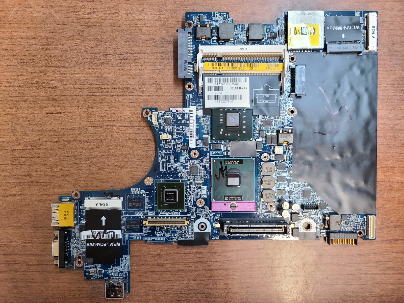 ORIGINAL DELL INSPIRON E6400 INTEL P8400 2.267GHz MOTHERBOARD TN137 0TN137