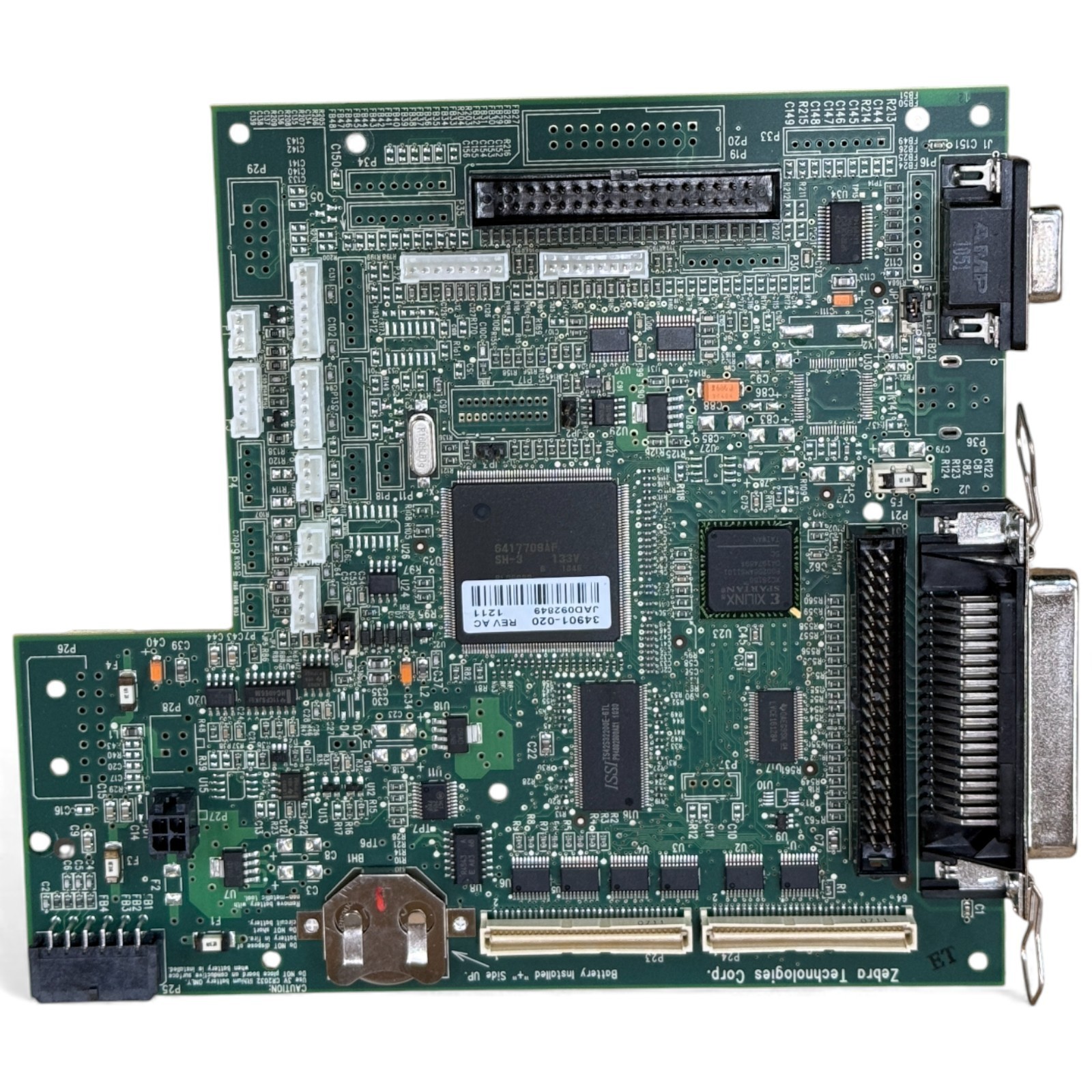 Genuine 34901-020 Rev AB Main Logic Board for Zebra 105SL Label Printer