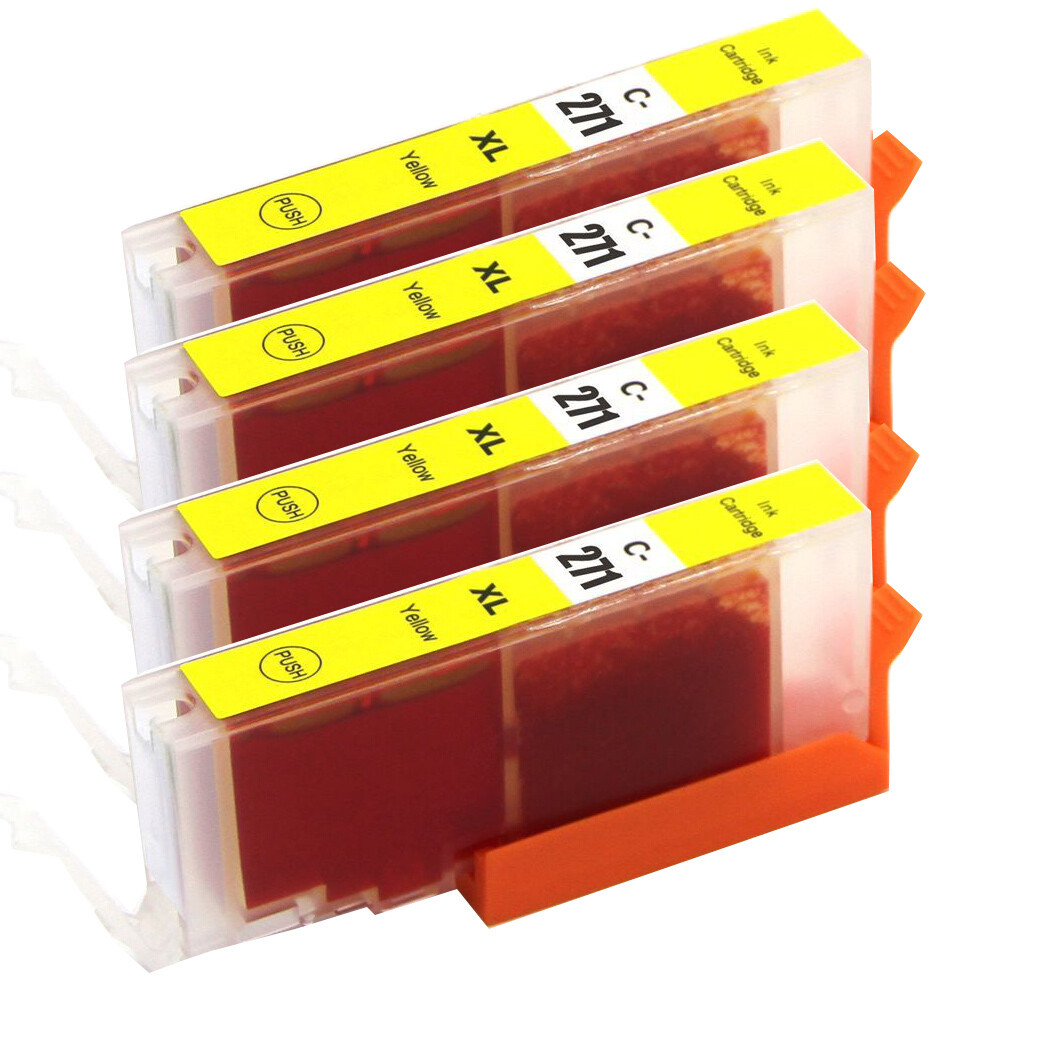 4P Compatible Yellow Ink for CLI-271XL Canon Pixma MG6800 MG6821 MG6822 TS6020