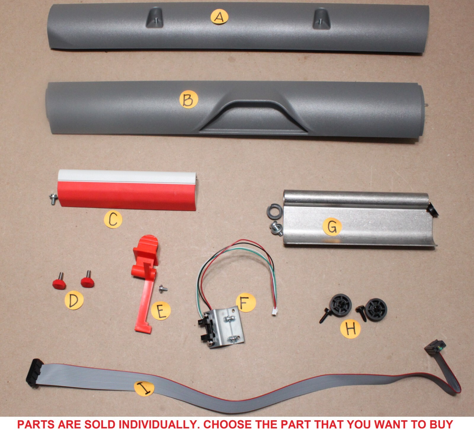 Avery Dennison Monarch Tabletop Printer ADTP1EF04NA - REPLACEMENT PARTS