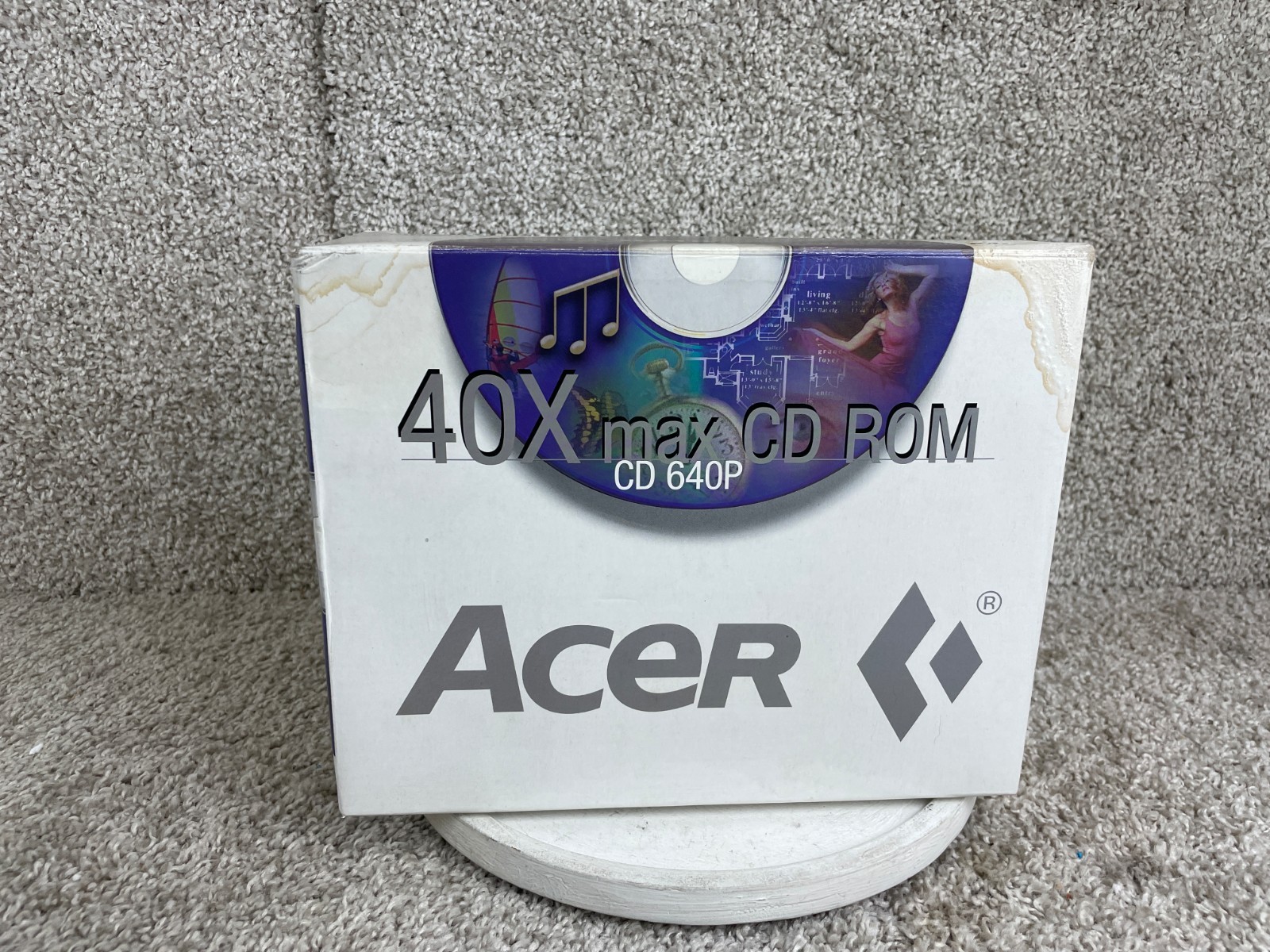 Acer 40X Max CD-ROM Drive Model CD 640P Memorex 24X with Manual