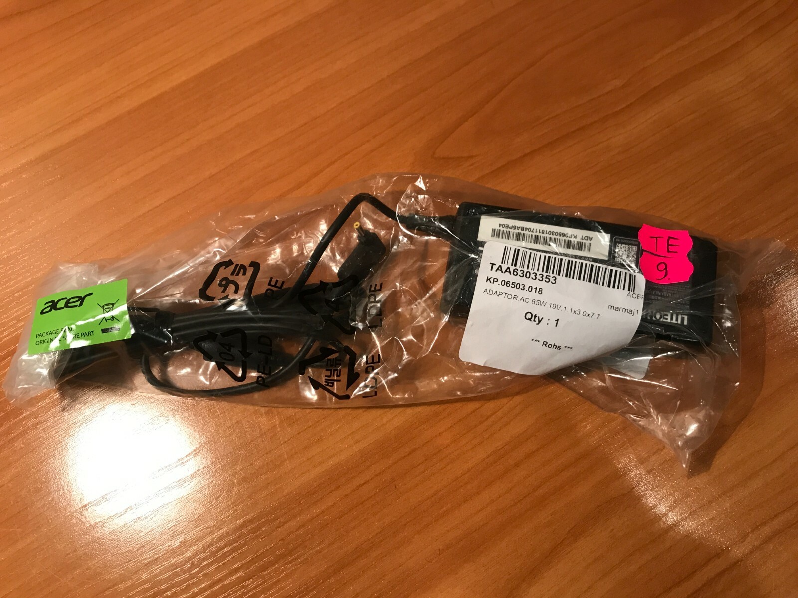 Acer Aspire 19V 3.42A 65W AC Adapter Power Supply KP.06503.018 PA-1650-50