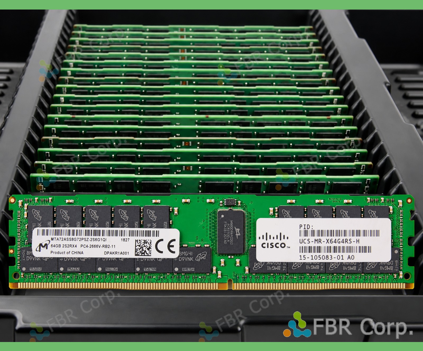 MINT Micron Cisco 64GB PC4-2666V DDR4 2S2Rx4 RDIMM RAM MTA72ASS8G72PSZ-2S6 LOT