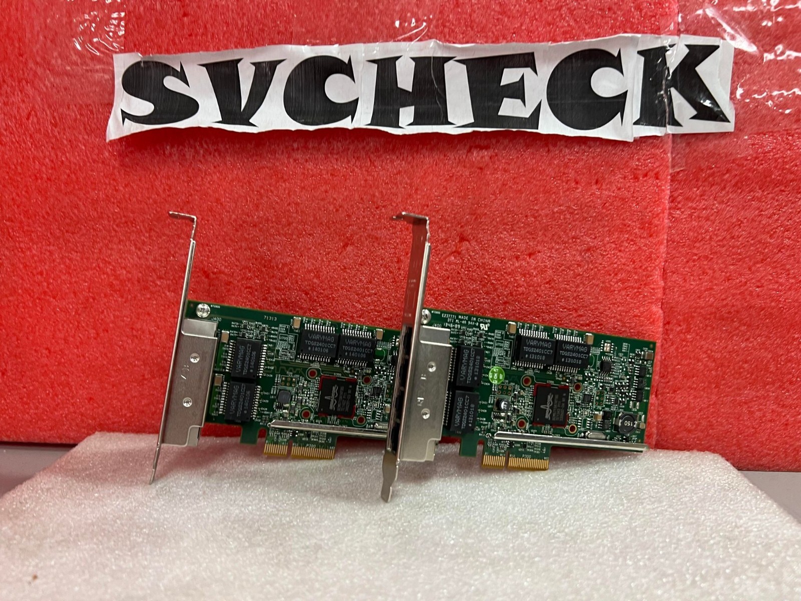 LOT OF 2 Dell 0KH08P Broadcom 5719 Quad Port 1Gbps Ethernet Card