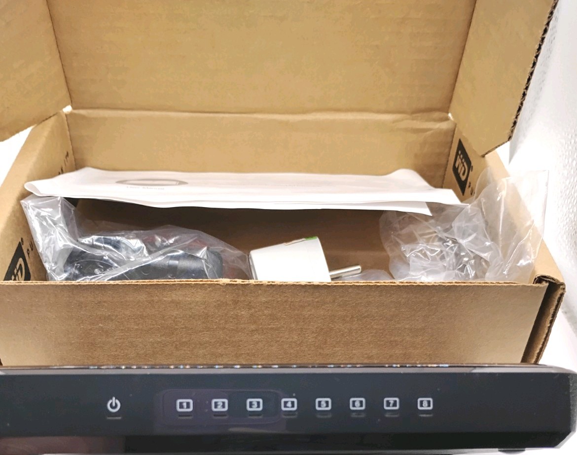WD My Net Switch-8 Port Gigabit Ethernet Network Switch Pre-owned Untested