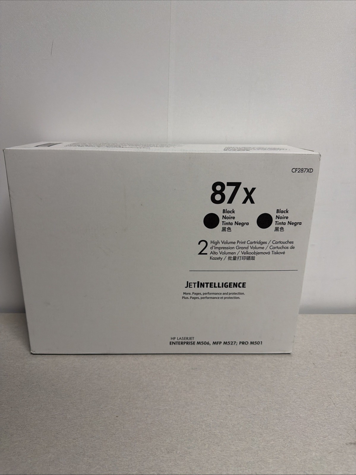 Genuine HP CF287X 87X black toner Cartridge For HP MFP M527, PRO M501 Sealed Box