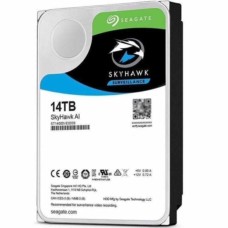 ST14000VE0008 Seagate SkyHawk AI 14TB 3.5" SATA 7200rpm Internal HDD New