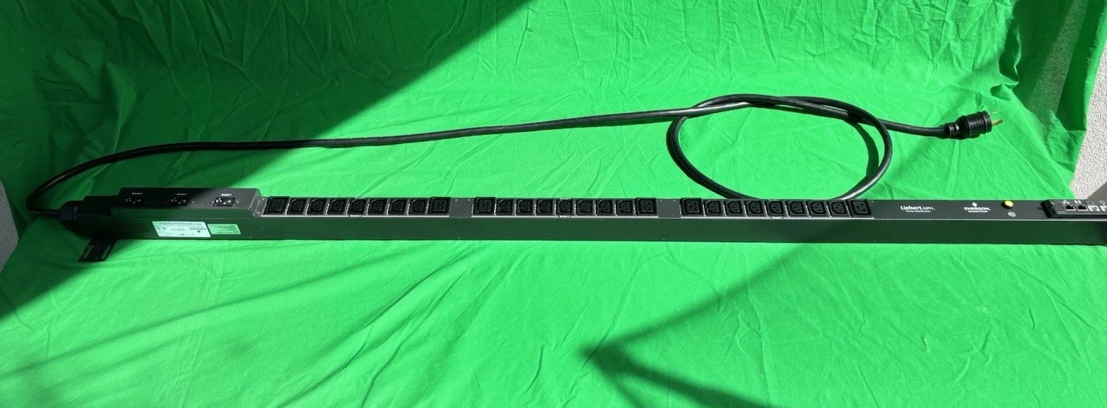 Emerson Liebert MPH-NCV27NOXJ30 Managed Rack PDU 208V 24A L15-30P *High Qty*