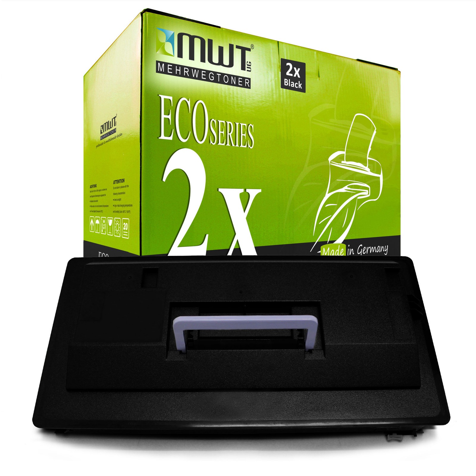 2x MWT ECO Cartridge for Kyocera FS-9530-DN FS-9530-DN/B