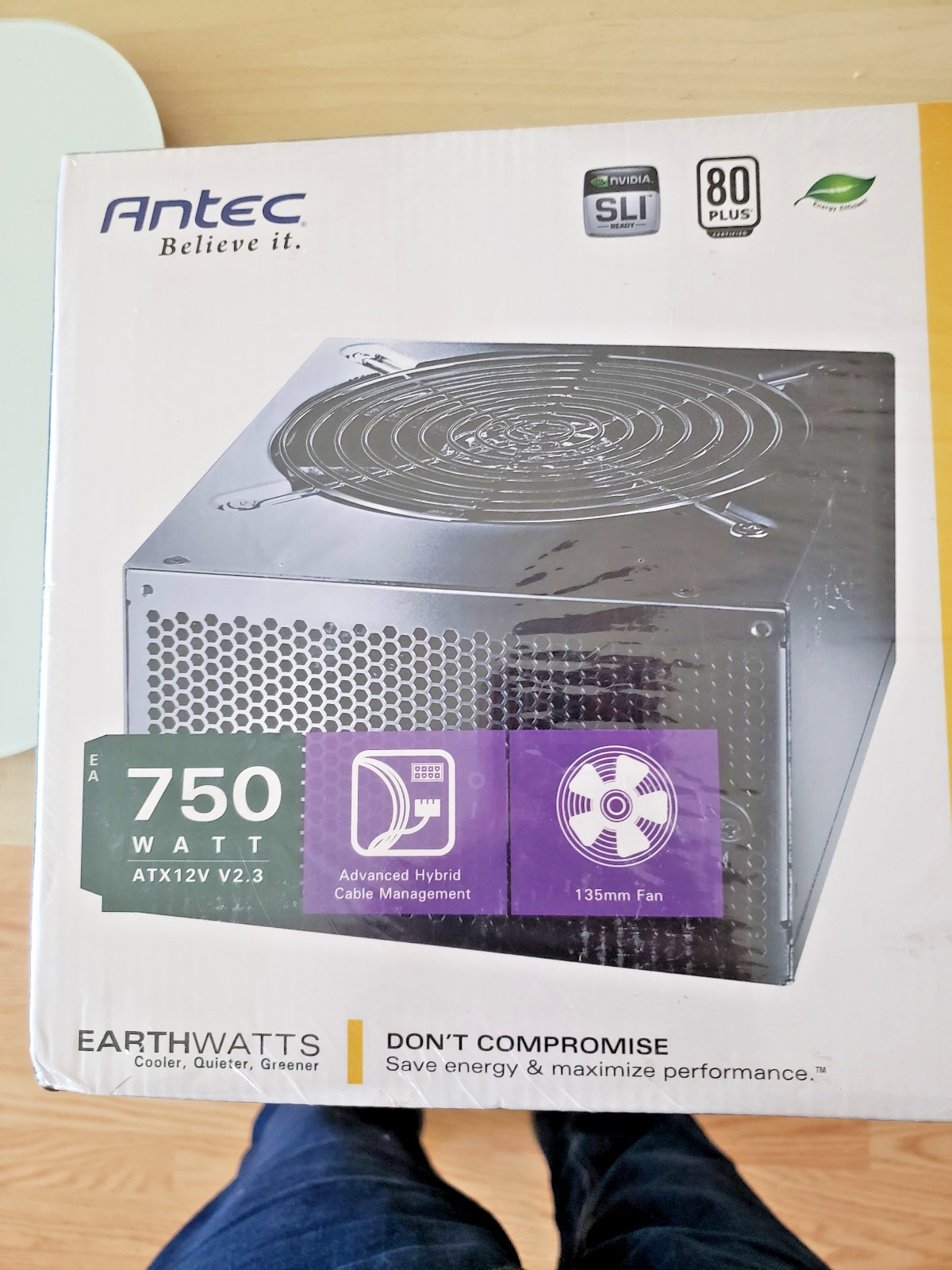 Antec Earth Watts Green 750 Watts 80 Plus Power Supply