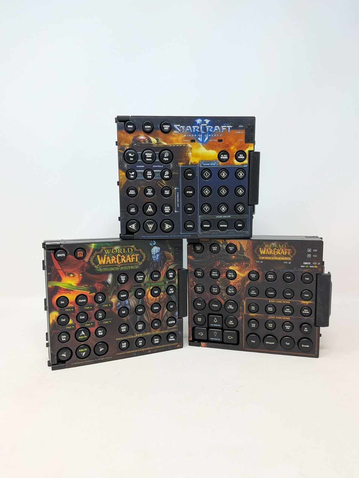 ZBoard Keysets Lot – WoW Burning Crusade + Cataclysm + StarCraft II