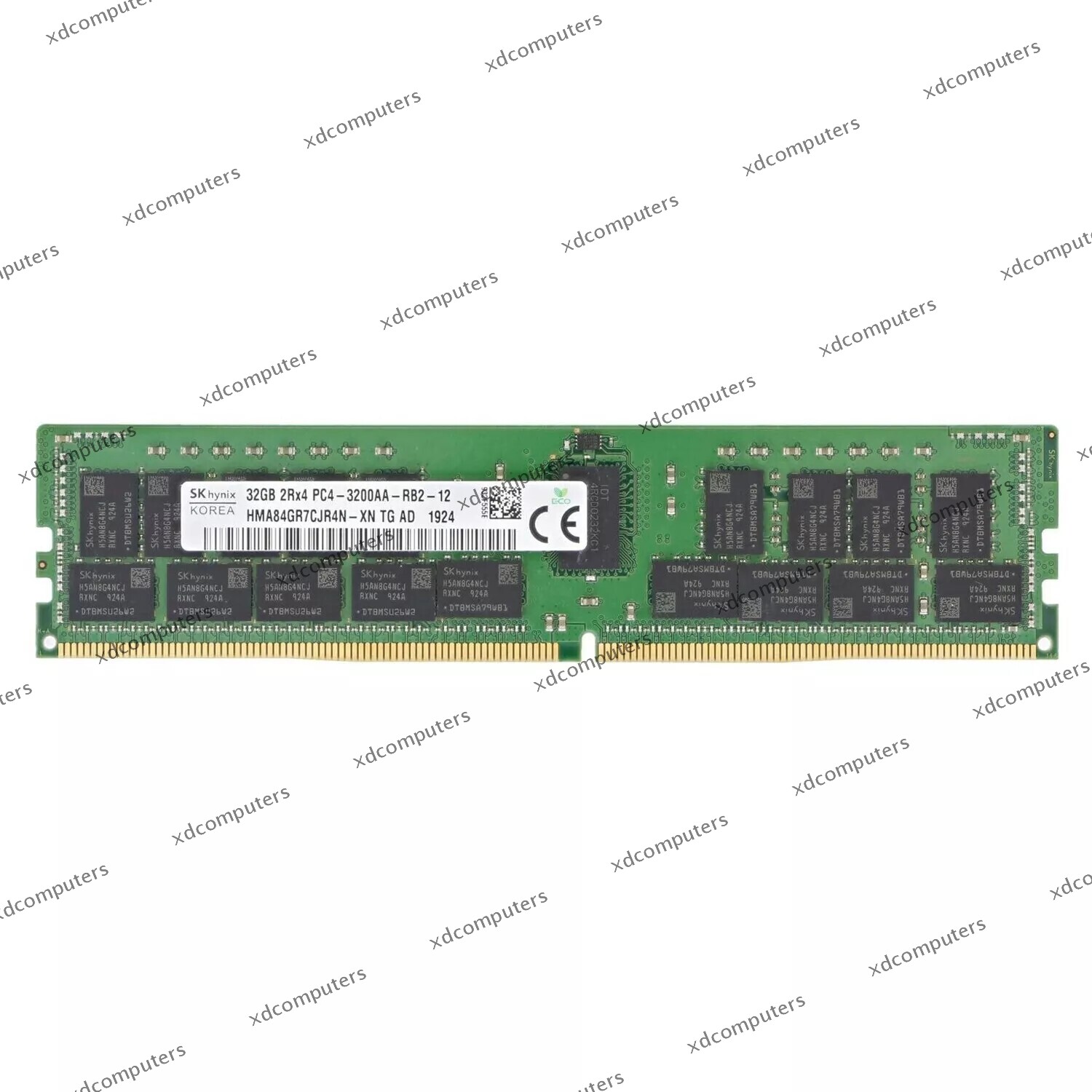 Sk Hynix 32GB 3200MHz DDR4 ECC REG RAM DIMM 2RX4 PC4-25600 DDR4 Server Memory