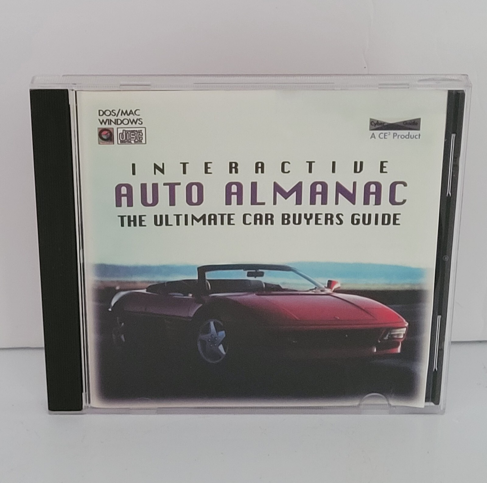 Ultra Rare Vintage 1995 Interactive AUTO ALMANAC The Ultimate Car Buyers Guide 