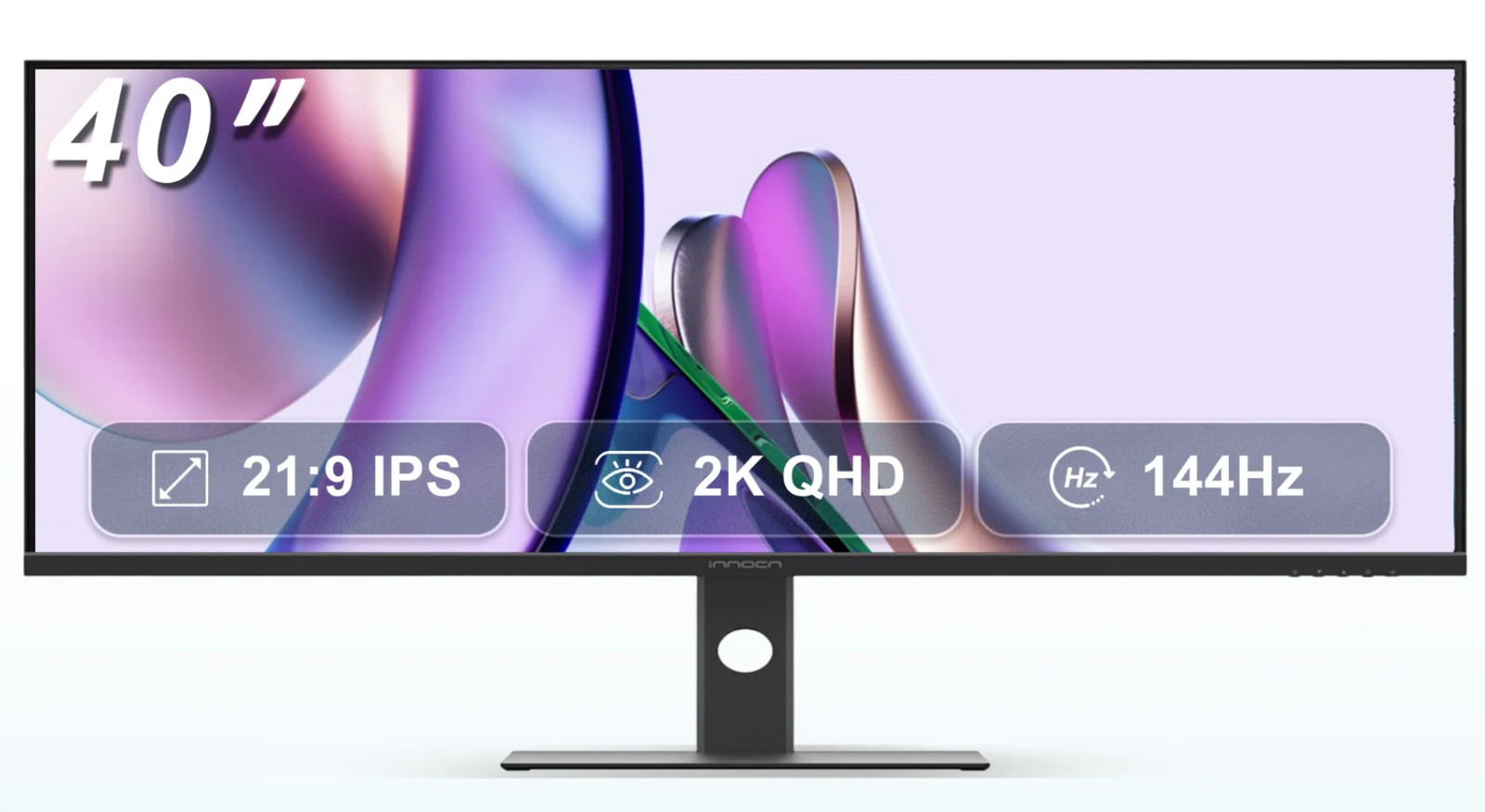 INNOCN 40C1R Ultrawide Monitor 40" WQHD 3440 X 1440P 144Hz Freesync Premium HDR4