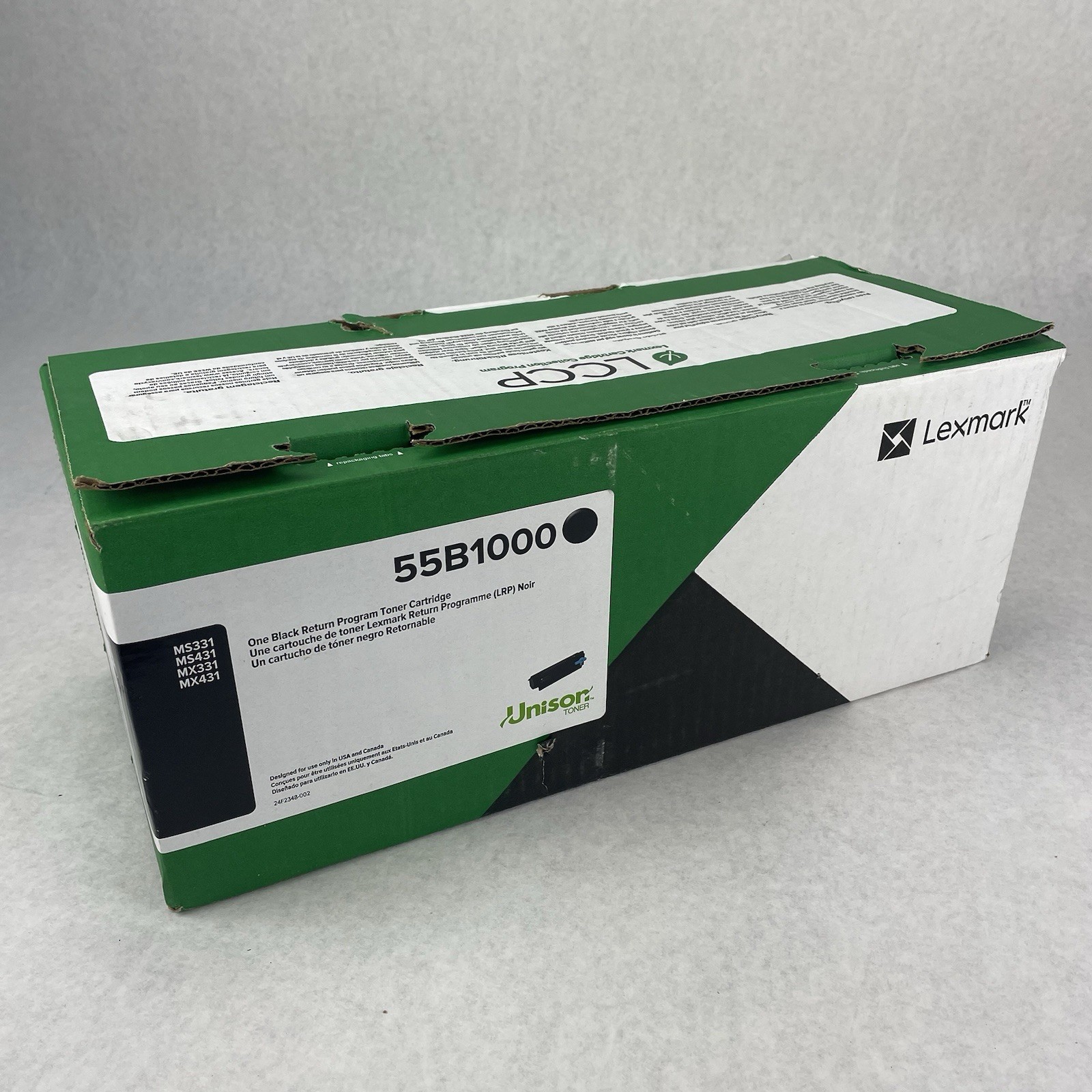 Lexmark 55B1000 Black Laser Toner Cartridge