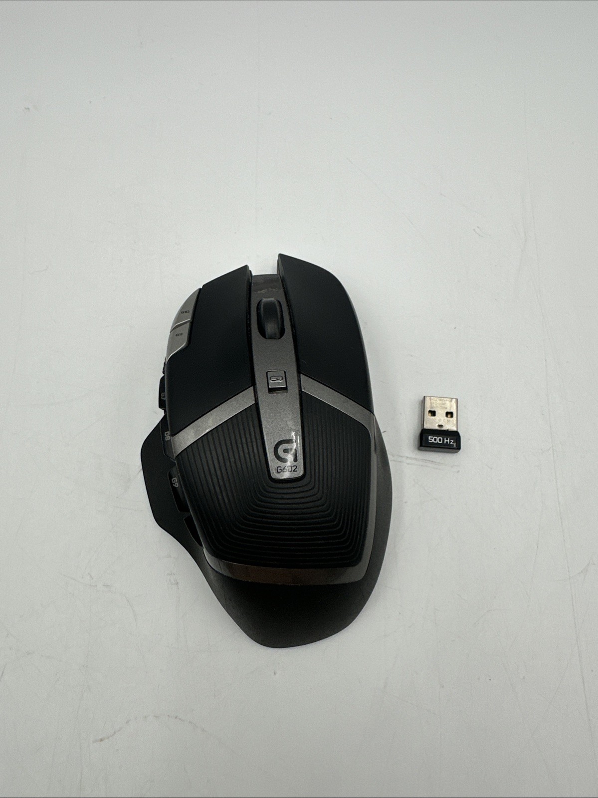 Logitech G602 Wireless Gaming Mouse 11 Buttons with USB Dongle 500HZ Tested Work