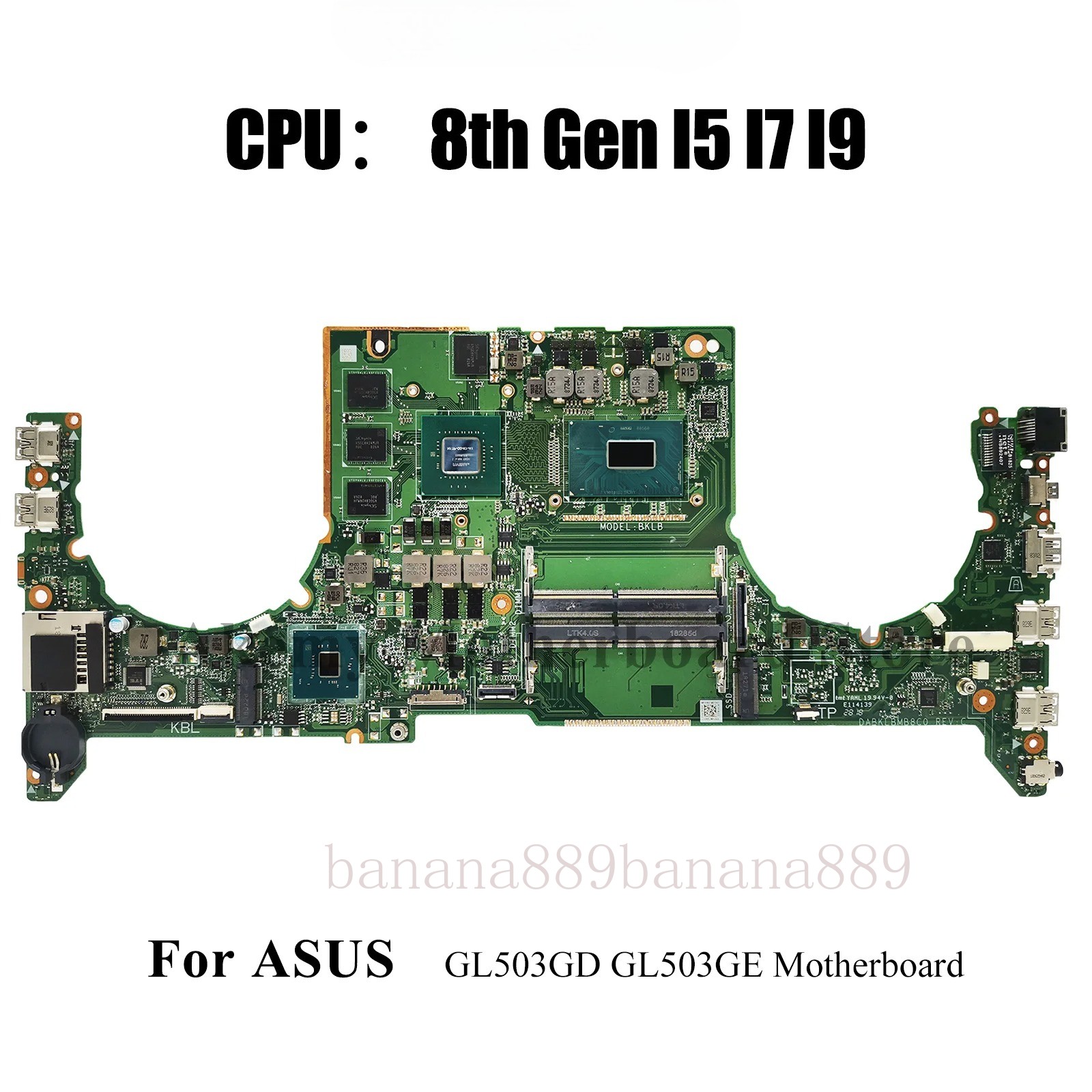 GL503GE For ASUS ROG Strix GL503GD GL503G Motherboard I7-8750H CPU GTX1050 4GB
