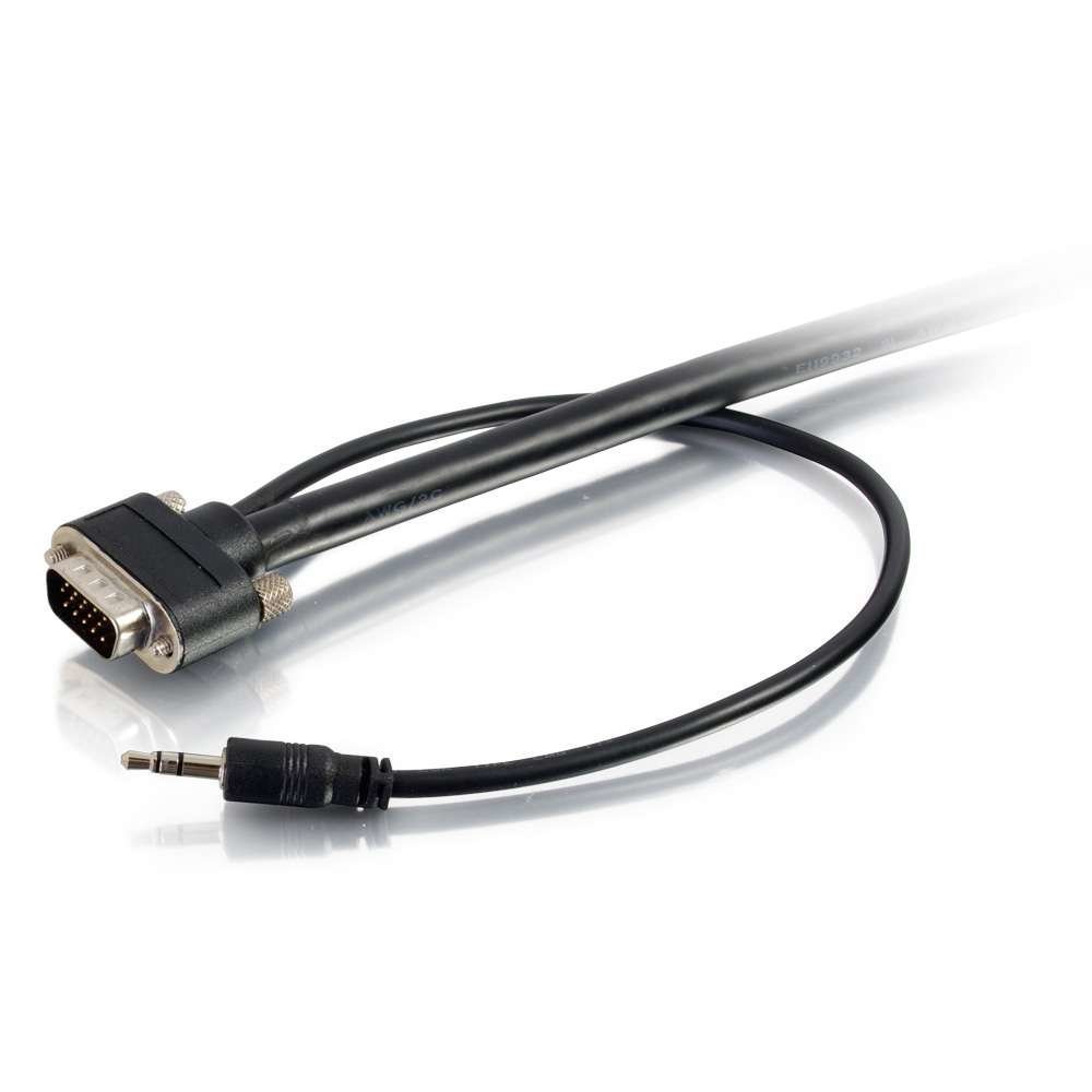 C2G Select VGA + 3.5mm A/V Cable - VGA cable - HD-15 (VGA) 