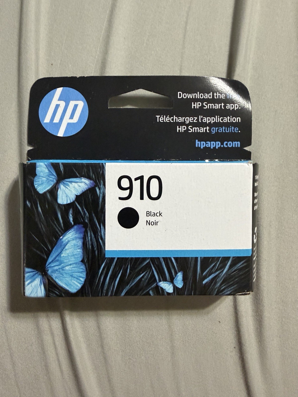 HP 910 Black Ink Cartridge Genuine OEM New Sealed  Expires 3/2027