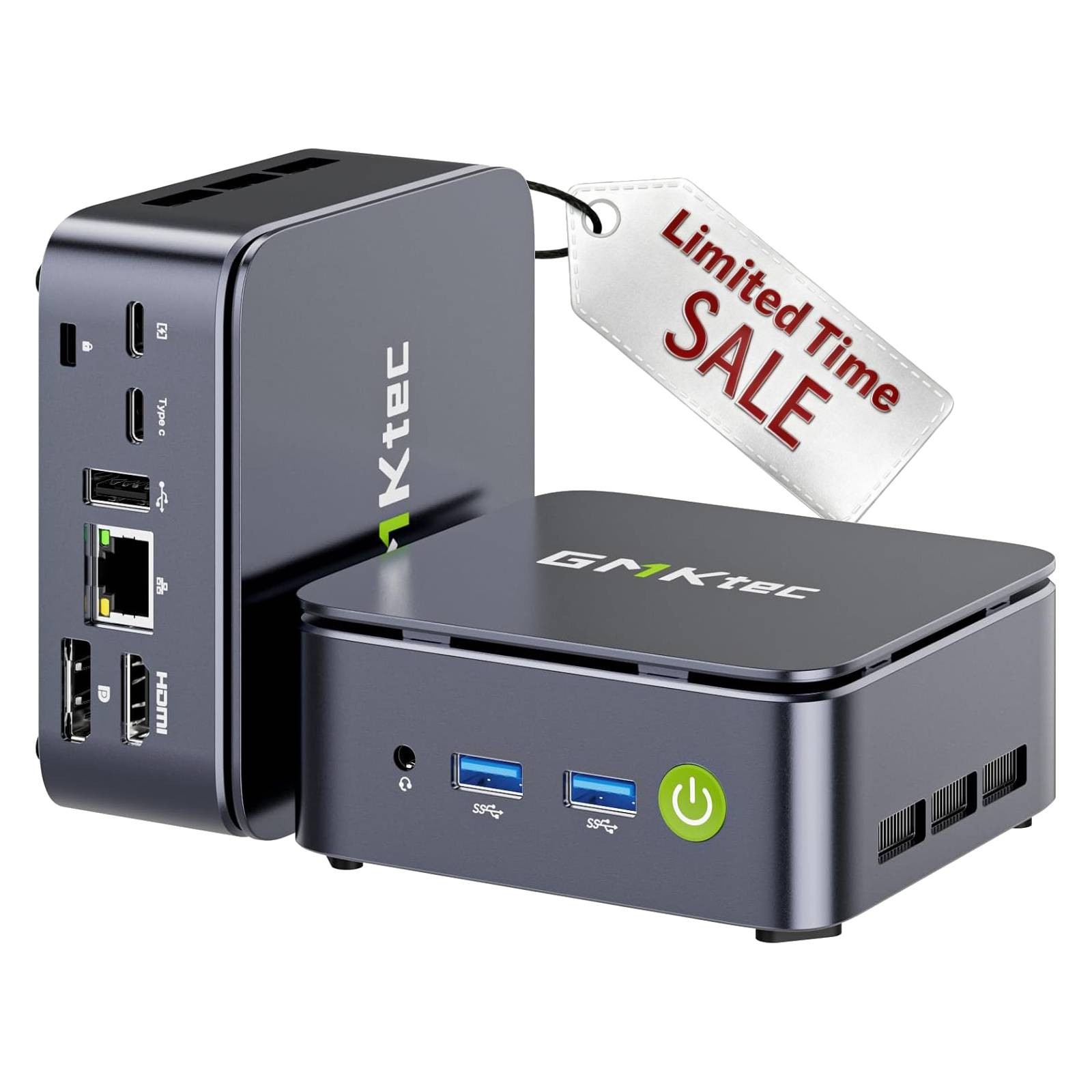 GMKtec G10 Mini PC Ryzen 5 3500U Up to 3.7GHz 16GB RAM 256GB SSD Windows 11 Pro