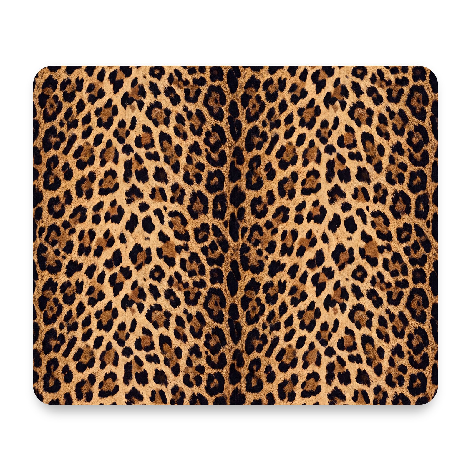 Leopard Print Mouse Pad 9.25x7.75 Non-Slip Desk Mat