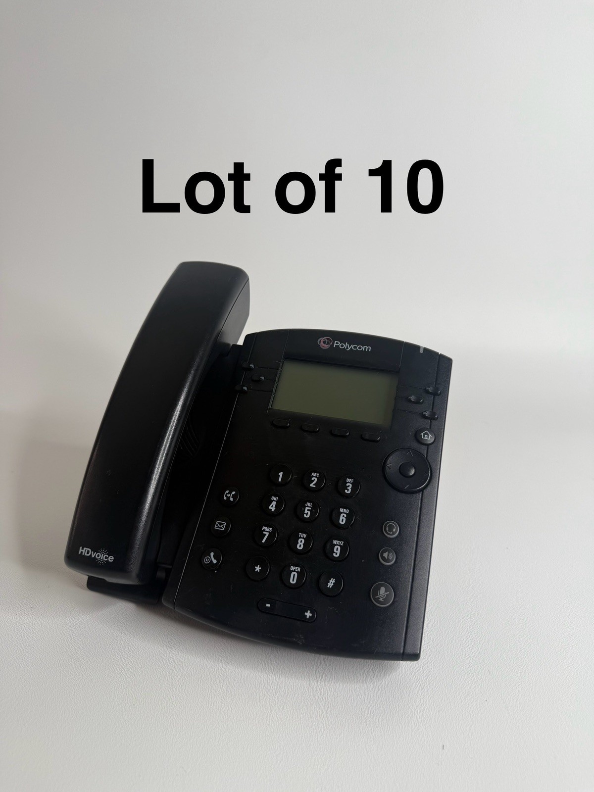 Lot of 10 Polycom VVX 300 VoIP Business IP Phones