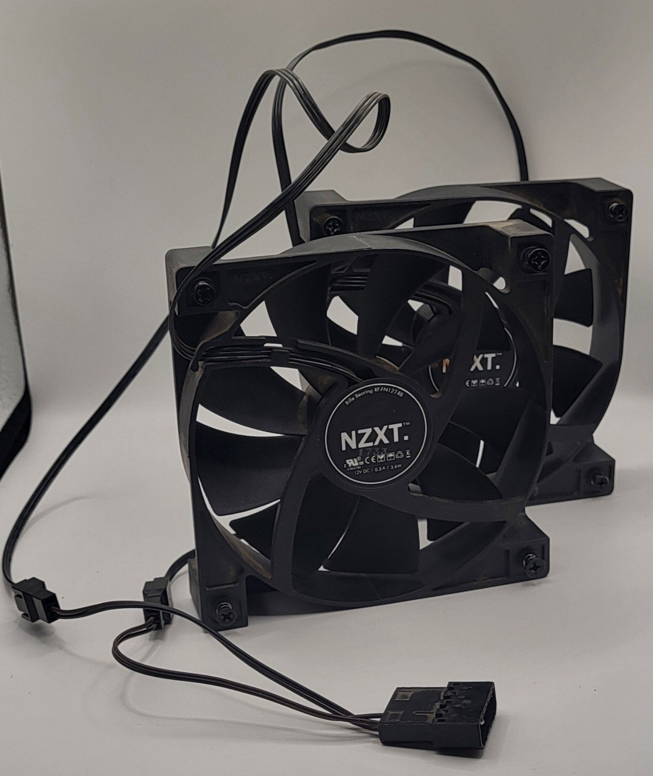 PC Cooling Fans NZXT 3.6w 12v Dc Silent Rifle Bearing RF-FN122RB 120mm Case Fan