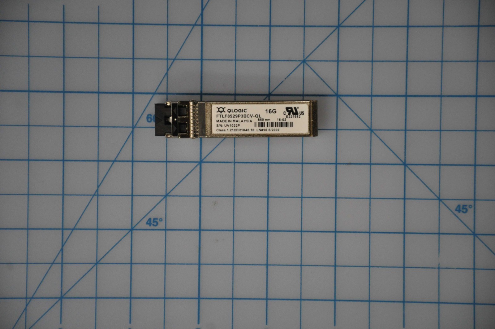 QLOGIC  16GB/S SHORT WAVELENGTH SFP+ HOT PLUG 850NM TRANS FTLF8529P3BCV-QL