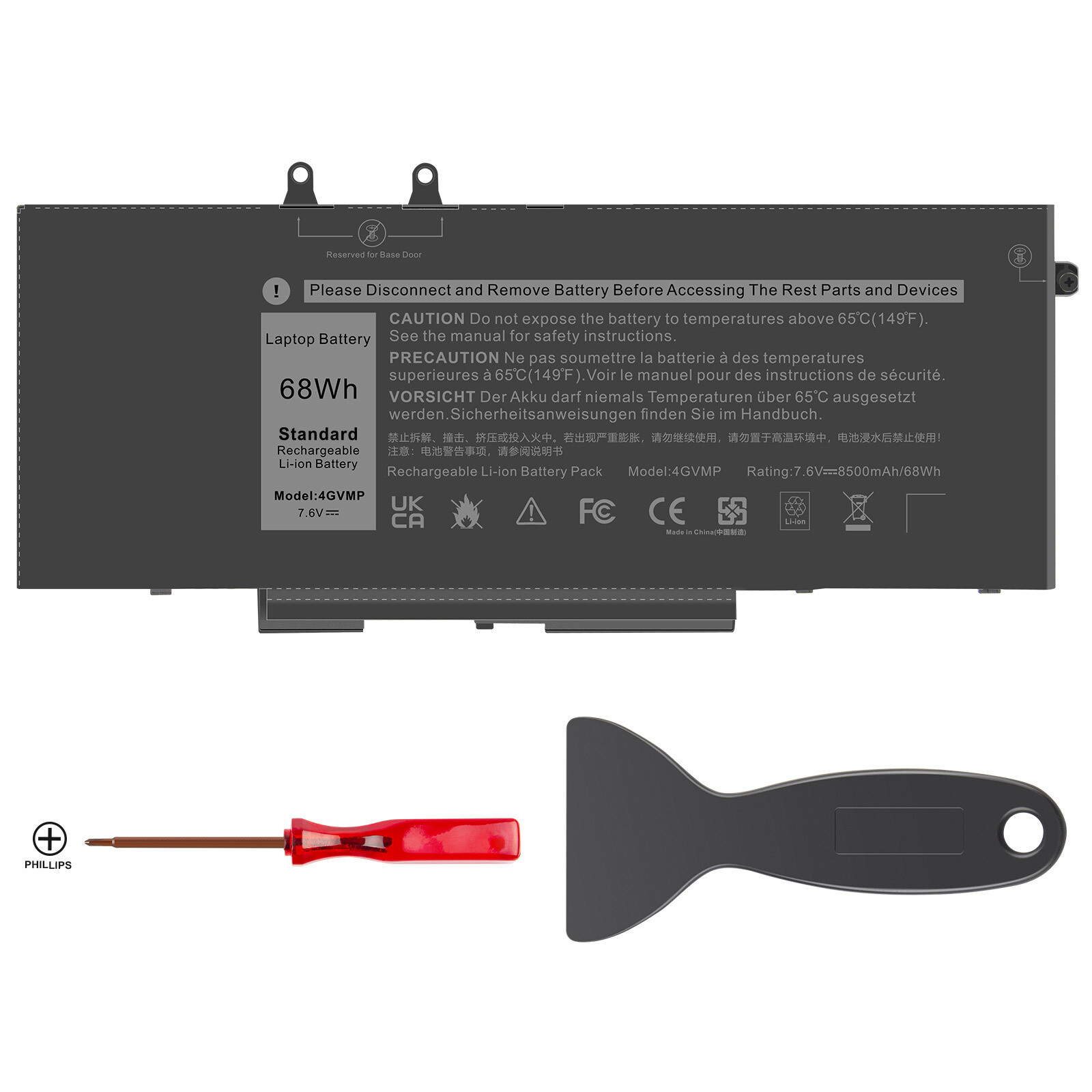 ✅Lot 10PCS 4GVMP 9JRYT C5GV2 Battery For Dell Latitude 5400 5500 Precision 3540 