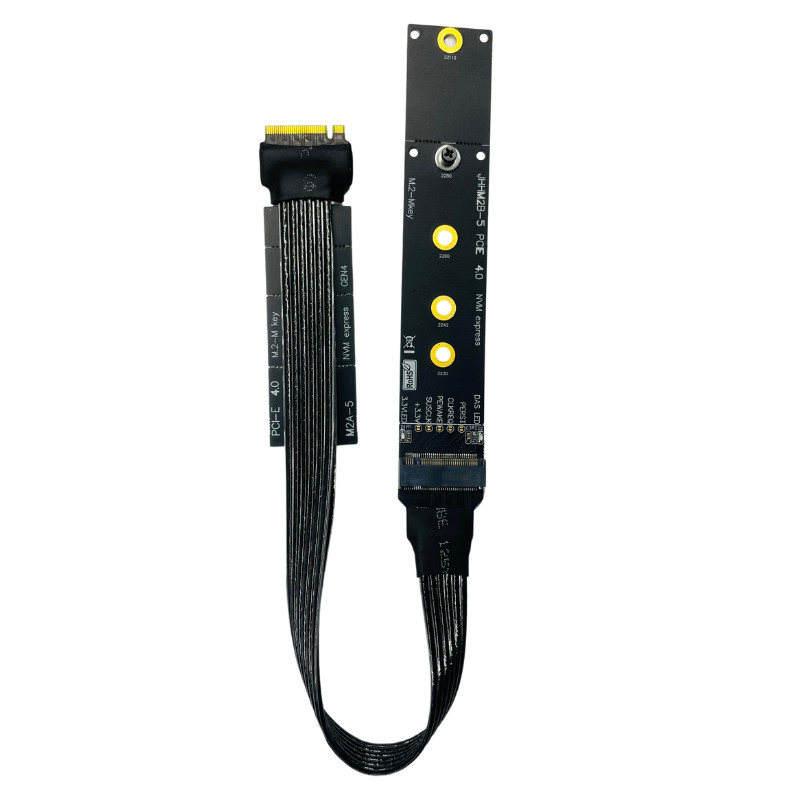 M.2 NVMe SSD Extension Adapter Cable Supports PCIE 4.0/ 3.0 X4 Full Speed