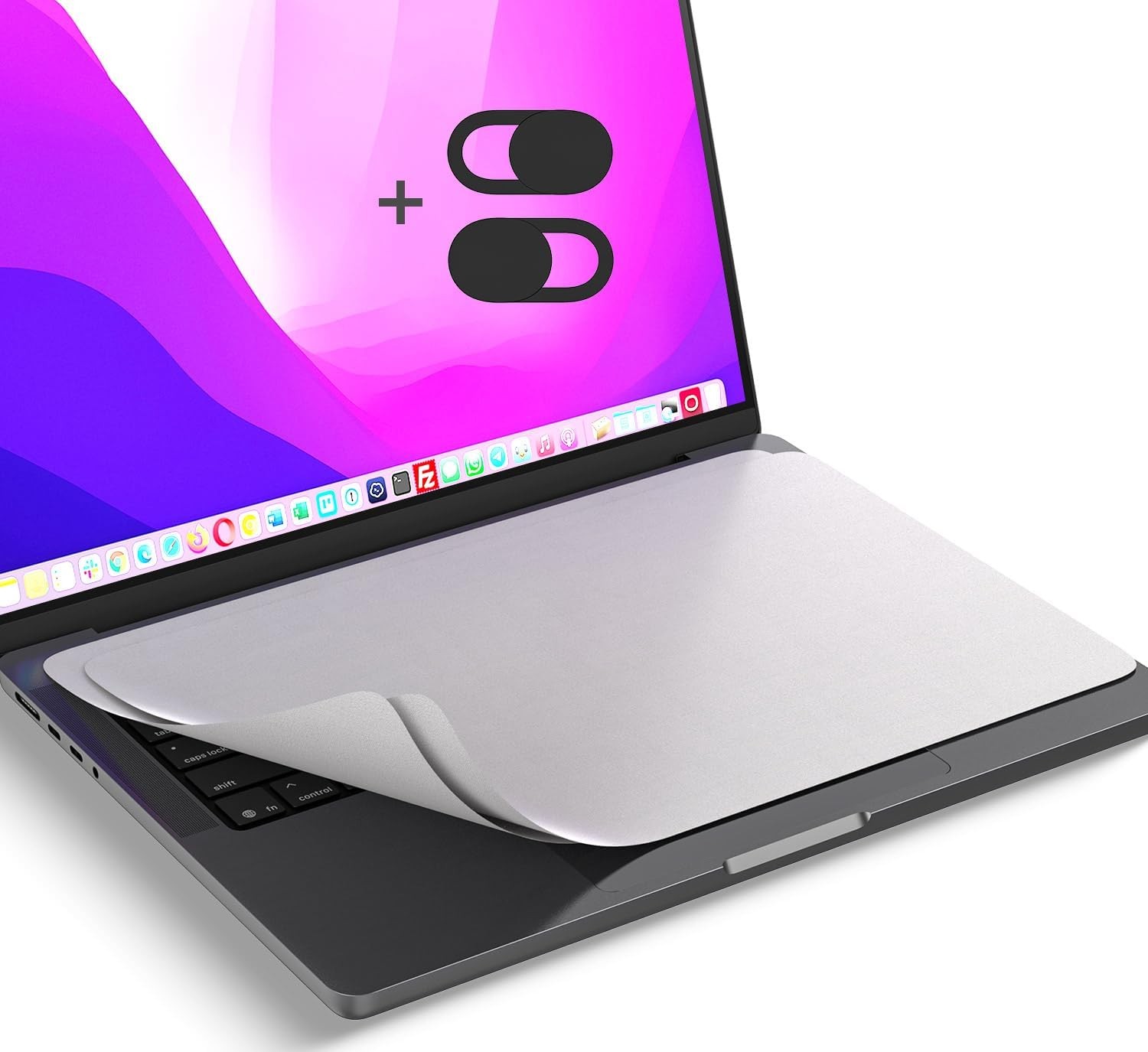 2Pack Screen Keyboard Cover Imprint Protection Microfiber Liner for 2026 MacBook