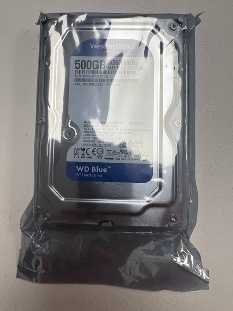WD BLUE 500GB SATA HDD WD5000azrz-00htkb0  Hard Drive Brand new