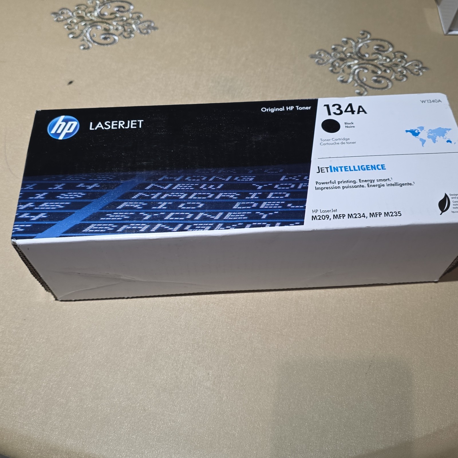 HP 134A Black Original LaserJet Toner Cartridge (W1340A) New I