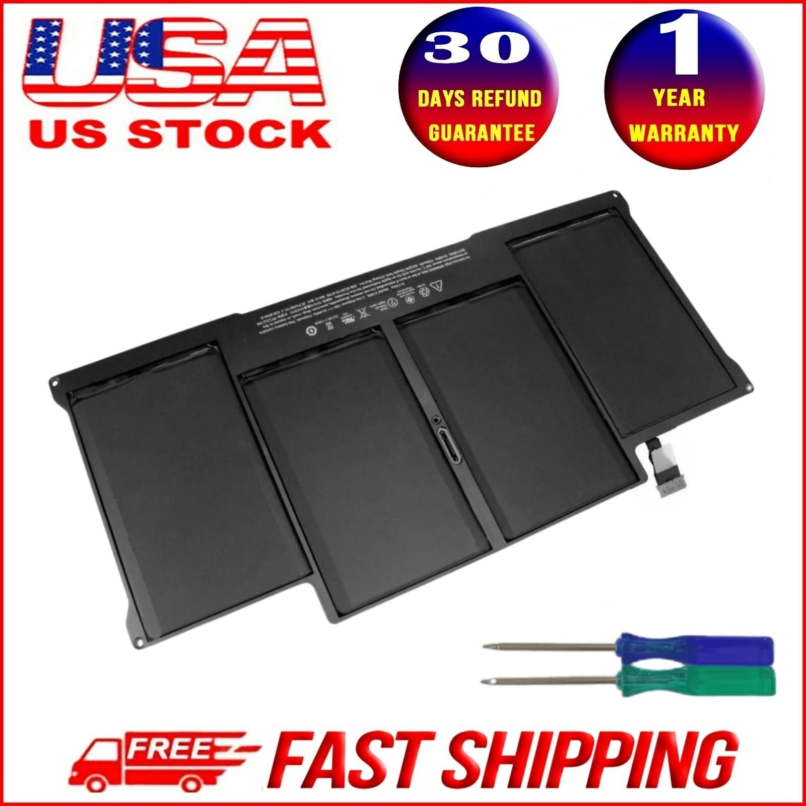 Genuine 7150mAh A1466 A1369 A1496 A1405 A1377 Battery for Apple MacBook Air 13''