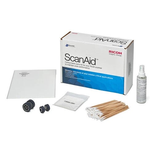 Ricoh CG01000-524801 ScanAid Kit Cleaning Consumables for fi-6130 6230 6140 6240
