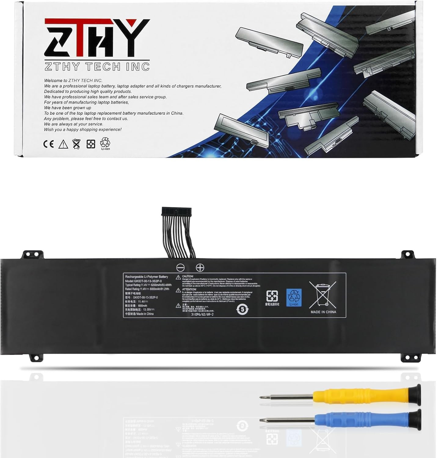 GKIDT 03 17 3S2P 0 Laptop Battery Replacement for Adata XPG Xenia 15 Schenker