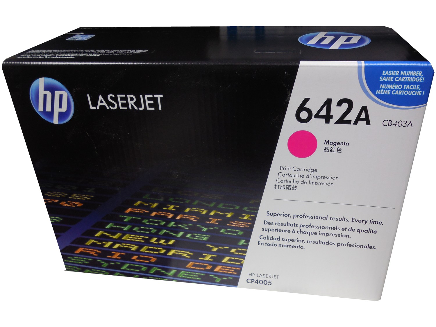 HP CB403A (642A) Magenta Toner Cartridge Genuine OEM Original