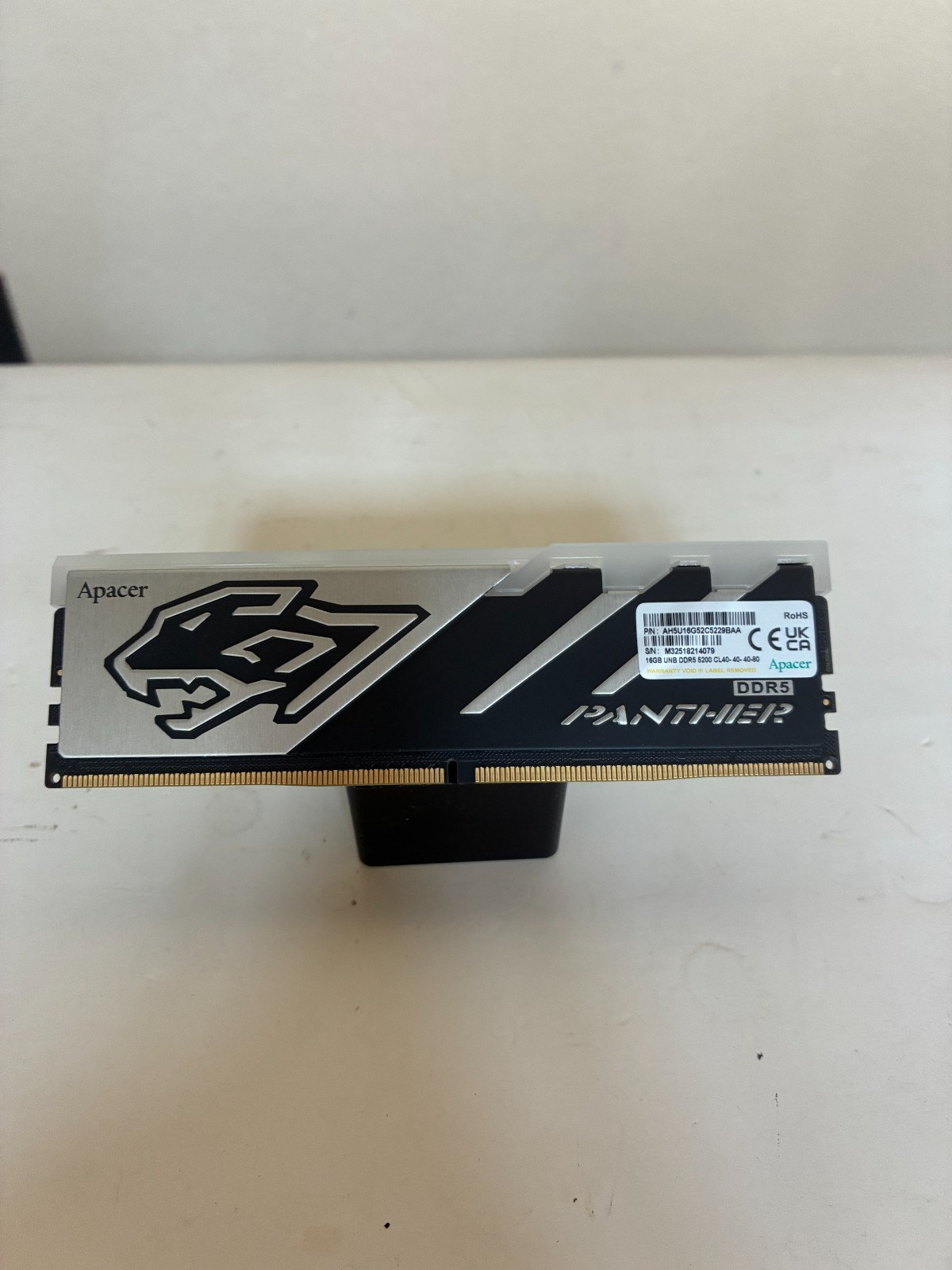 Apacer Panther 16GB ( 1x16GB) RAM DDR5 5200MHz AH5U16G52C5229BAA