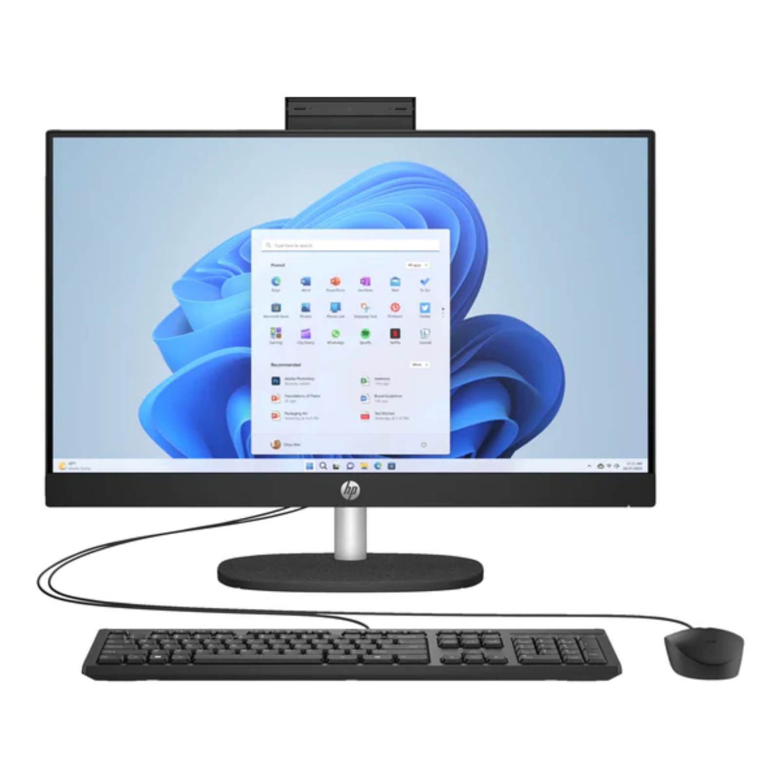 HP 24-CR1000T 23.8" FHD Intel Ultra 7 155U 1.2 GHz 16GB 1TB SSD W11H AIO Desktop