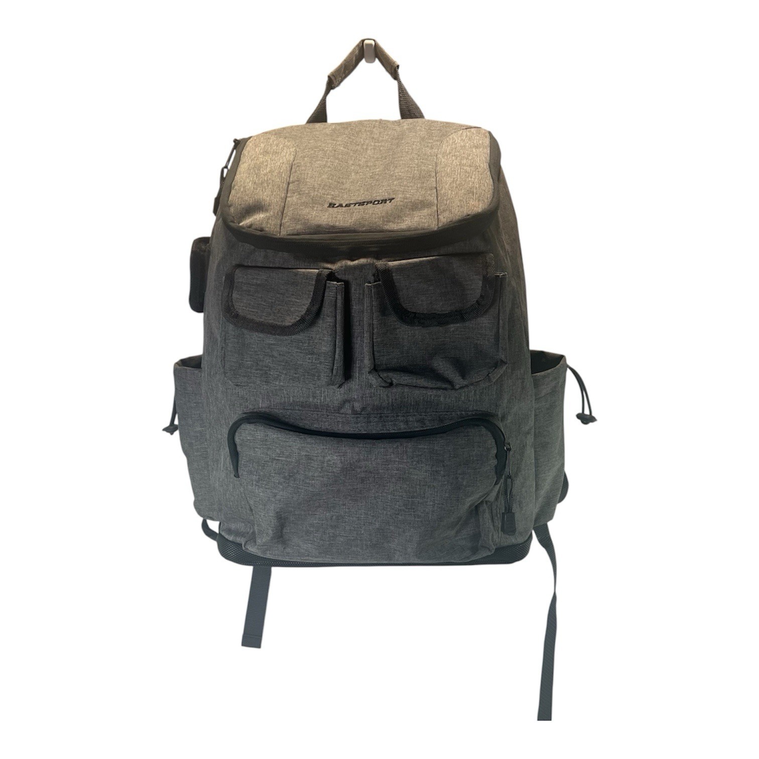 Eastsport 18" Gray Utility Backpack Multi-Pocket Top Loader School Travel Bag