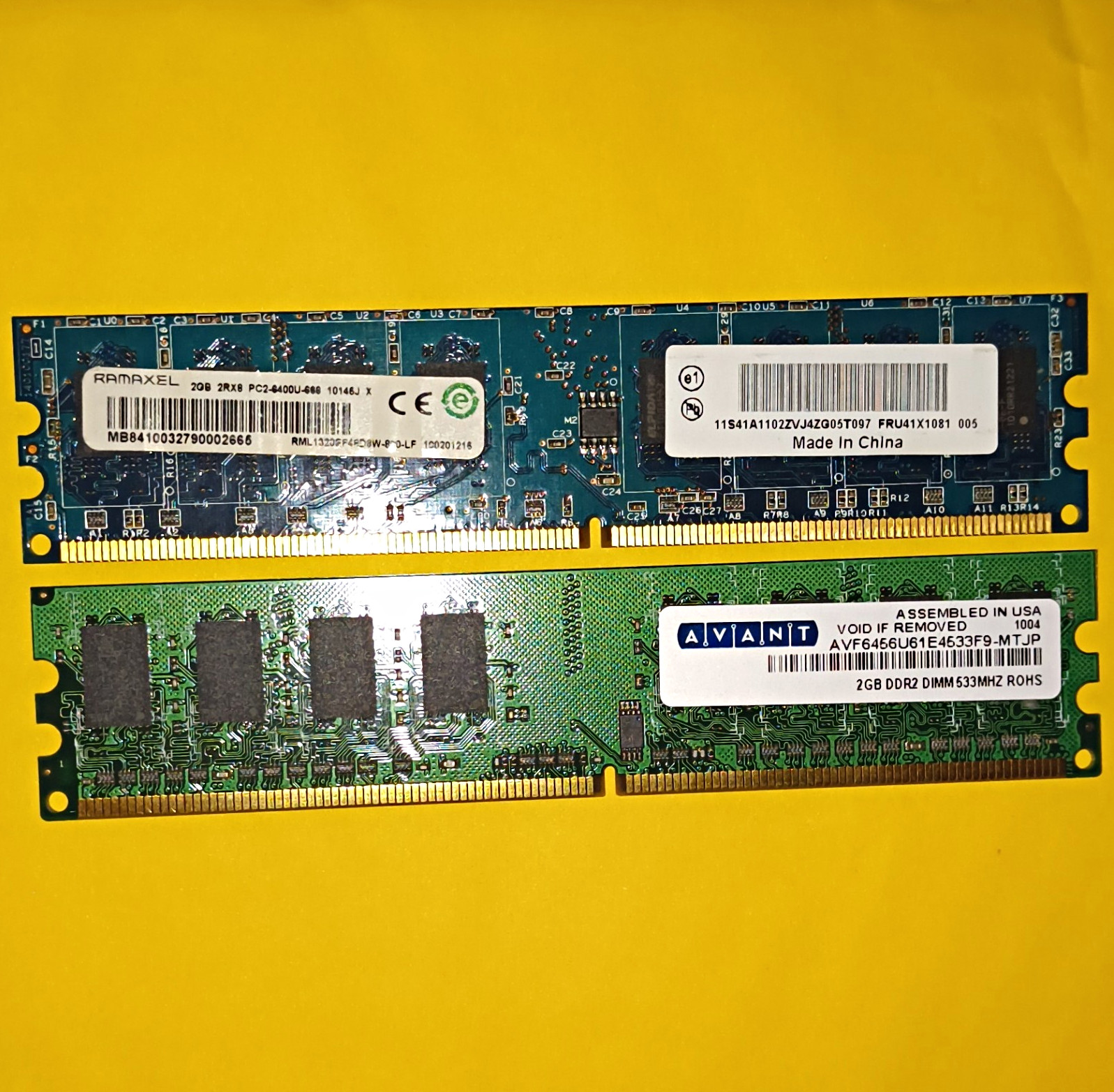 Ramaxel Avant 4GB (2x2GB) DDR2 PC2-4200U 240-Pin DIMM Non-ECC