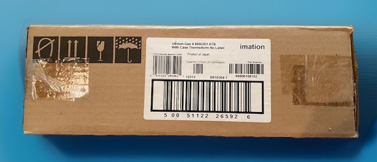 Imation LTO Ultrium 4 800gb/1.6TB, 20 ea Library Pack #26592