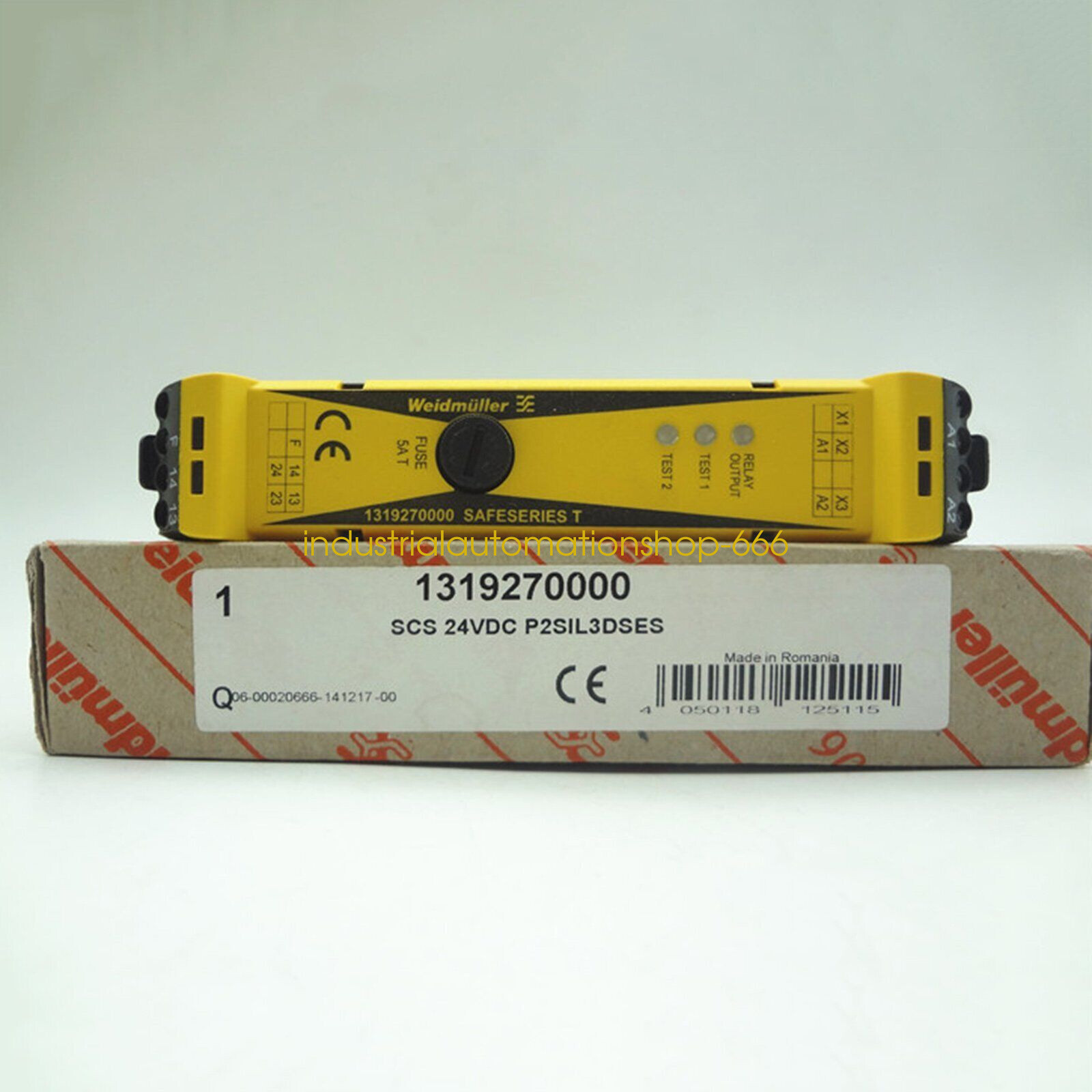 1PC New Weidmuller 1319270000 SCS 24VDC P2SIL3DSES Safety Relay Via DHL or FedEX