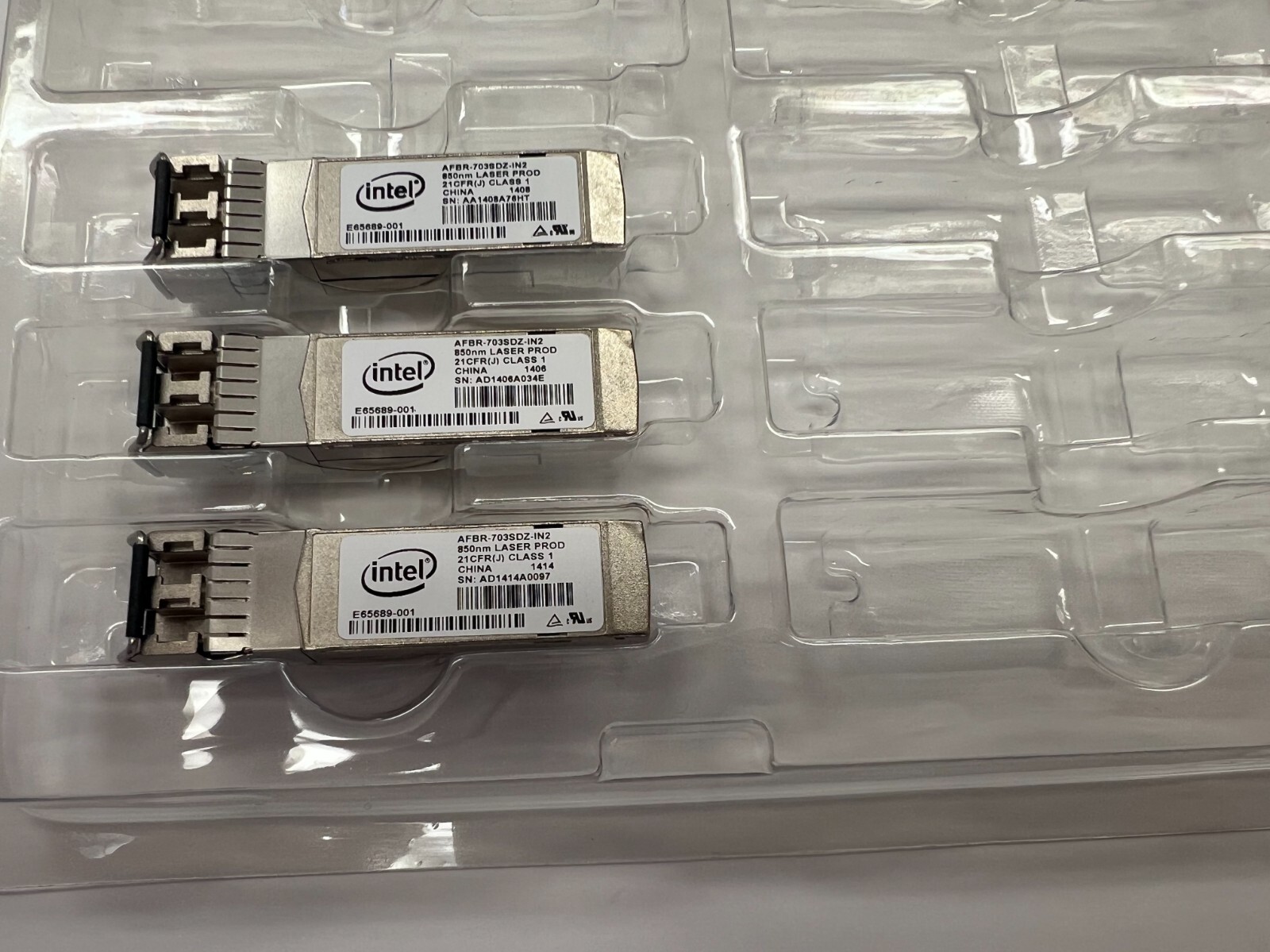 Intel AFBR-703SDZ-IN2 850 nm LASWER PROD Transceiver OEM
