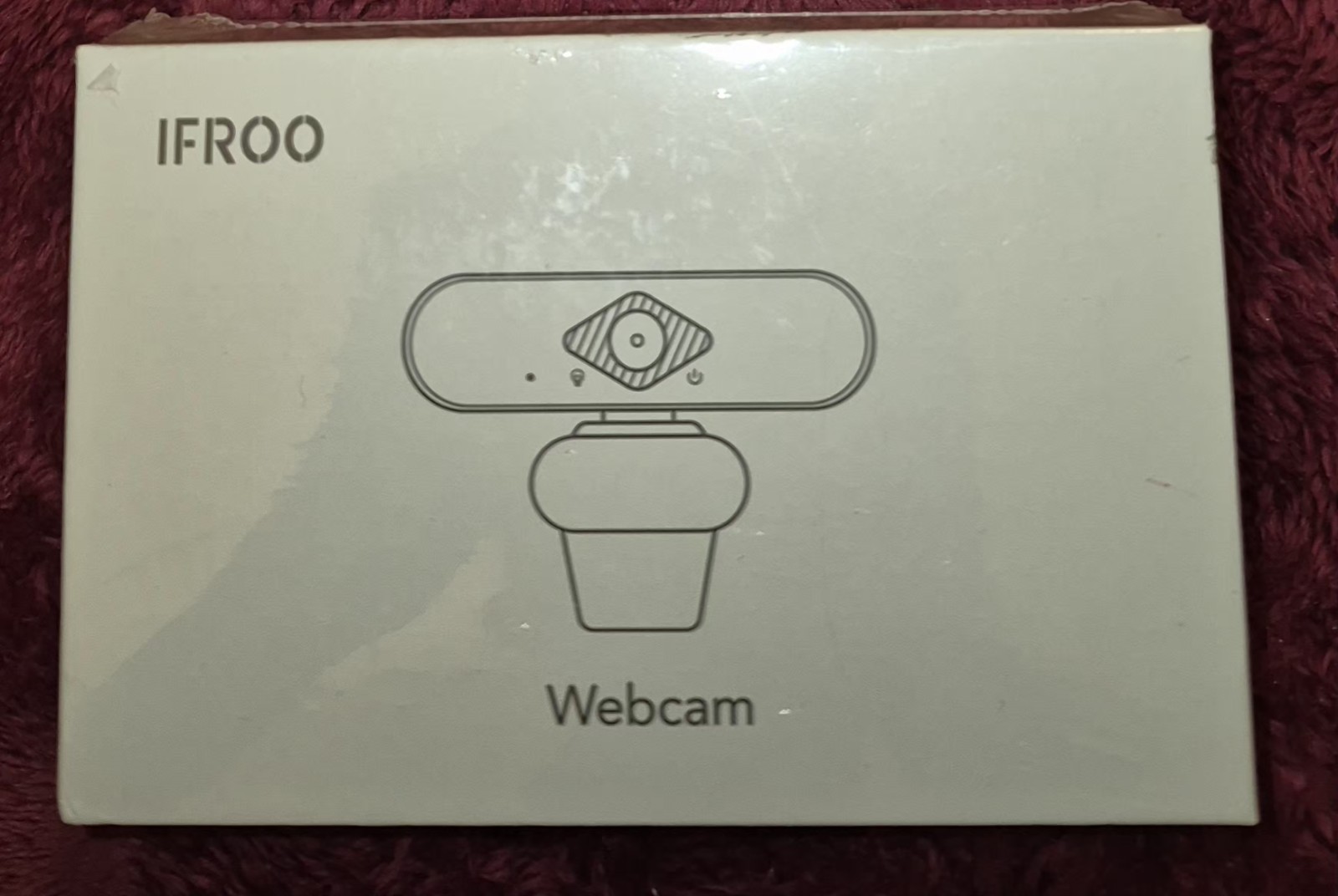 Webcam IFROO FHD 1080P Microphone No fisheye Wide-Angle for Desktop Laptop