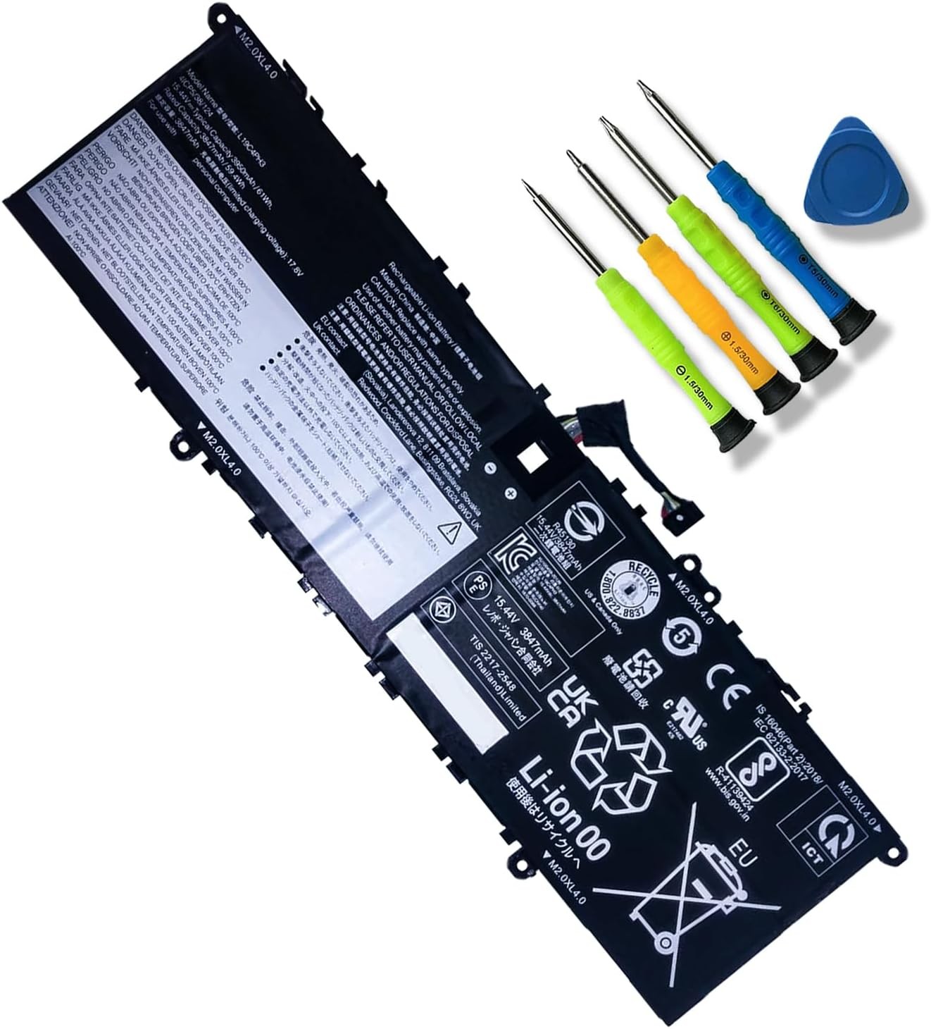 L19M4PH3 L19C4PH3 61Wh Laptop Battery Compatible with Lenovo Ideapad Yoga Slim
