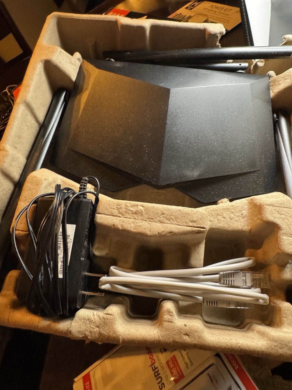 Tenda AC1200 Smart Dual Band WiFi Router AC6 Tested Powers On w/ Box & Cables