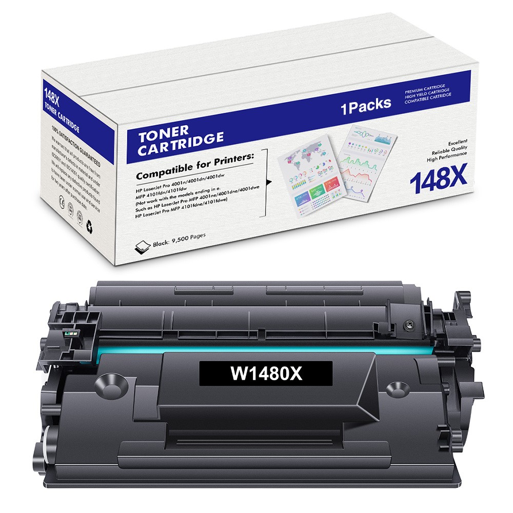 W1480X Toner Cartridge with Chip fits for HP Pro 4001dw dn n MFP 4101fdw LOT