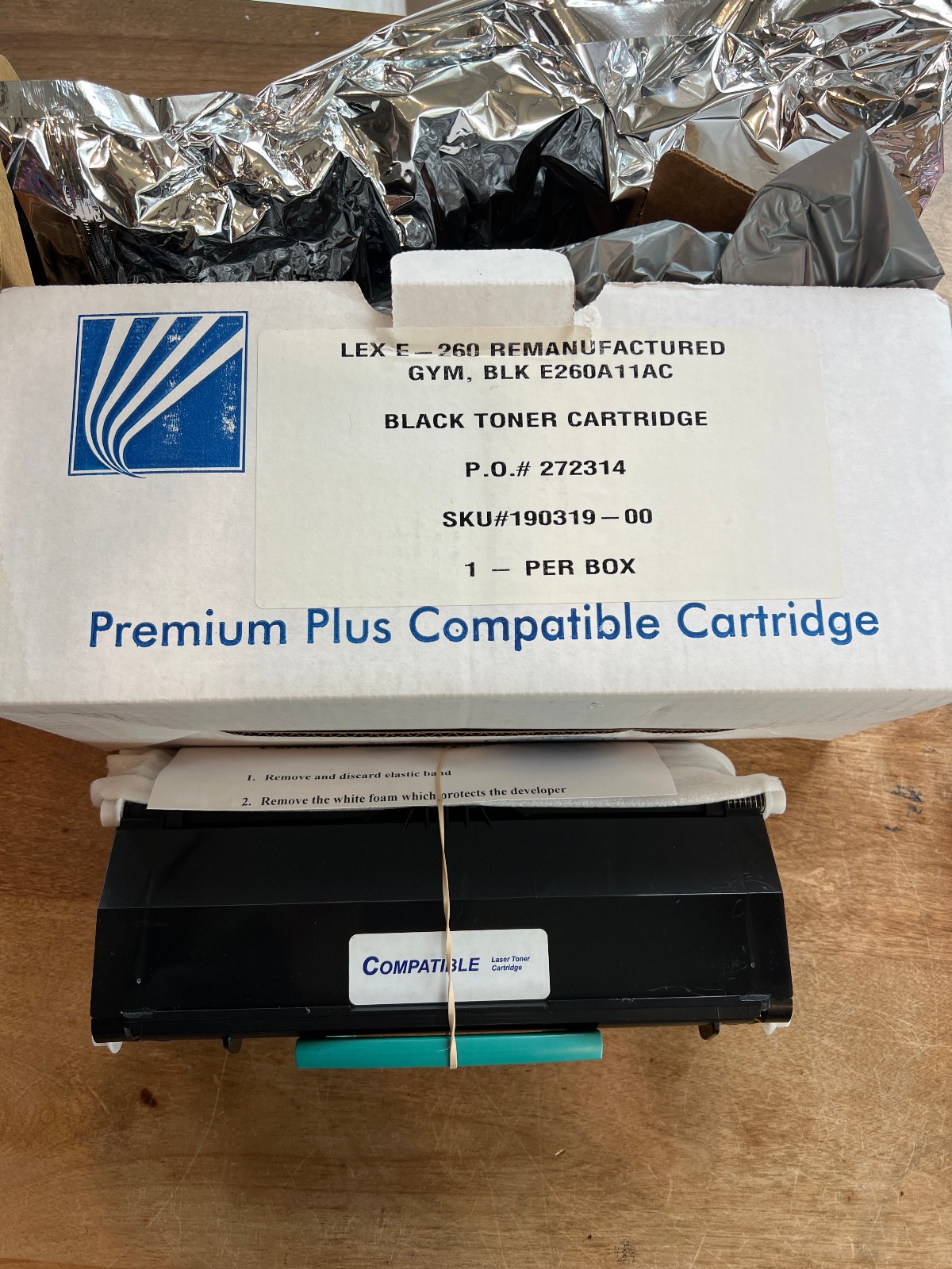 NEW Premier Plus Black Toner Cartridge LEX E260 E360 E460